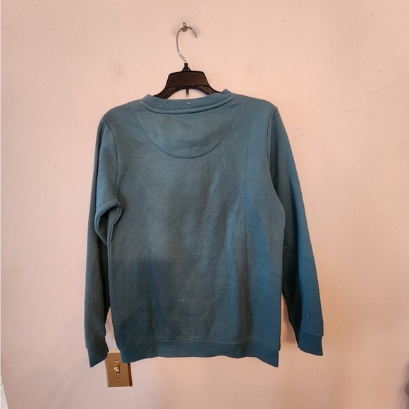 The Beach Boys Sweatshirt Womens Teal Blue Music Band Graphic oversized Small - Picture 2 of 3